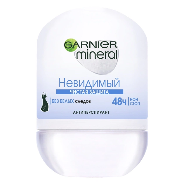 Антиперспірант Garnier Mineral Чистий захист роликовий 50 мл (3600542256445) - изображение 1