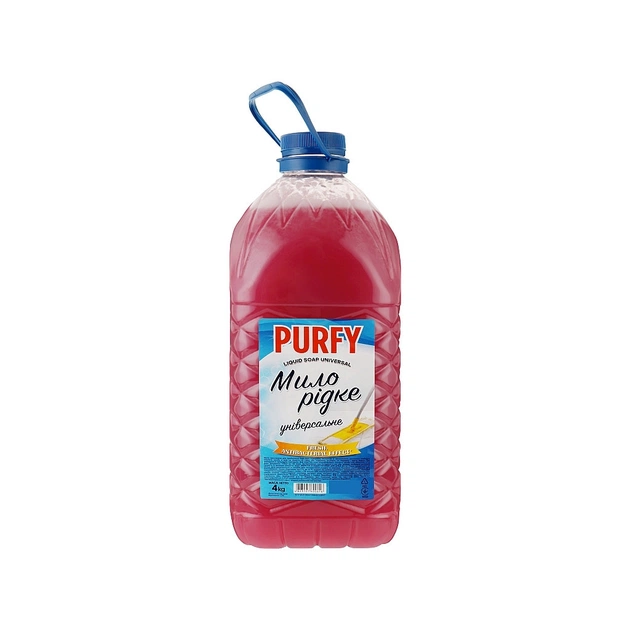Рідке мило Purfy Antibacterial Універсальне 4 кг (4823107600616) - изображение 1
