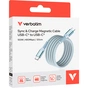Дата кабель USB-C to USB-C 1.2m Magnetic 100W blue Verbatim (31856) - уменьшенное изображение 3