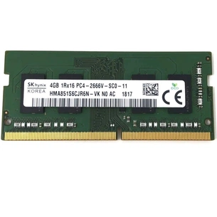 Модуль пам`ятi SO-DIMM DDR4 4GB/2666 Hynix (HMA851S6DJR6N-VK) изображение 1