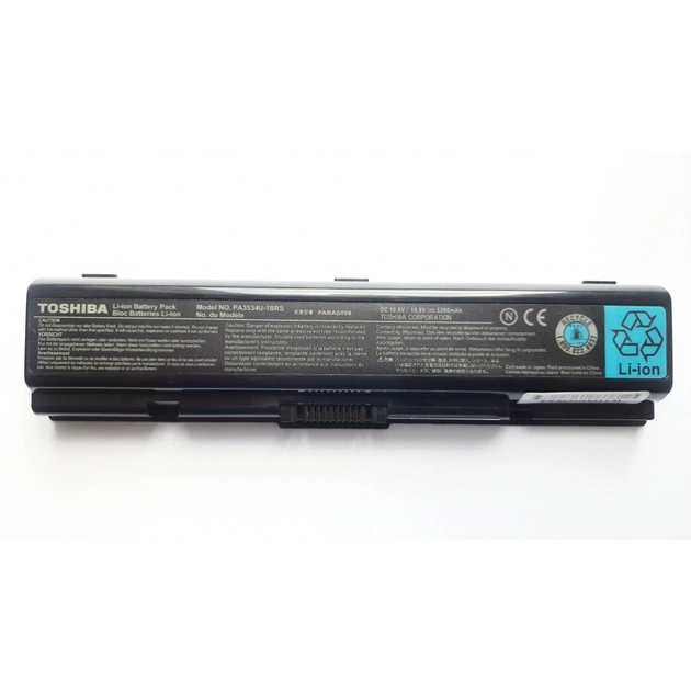 Акумулятор до ноутбука Toshiba PA3534U, 5200mAh, 6cell, 10.8V, Li-ion (A47659) - зображення 1