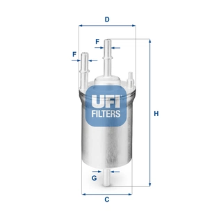 Фільтр паливний UFI 31.833.00 зображення 1