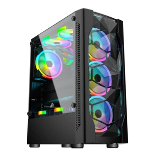 Корпус 1stPlayer D4-4R1-BK зображення 1