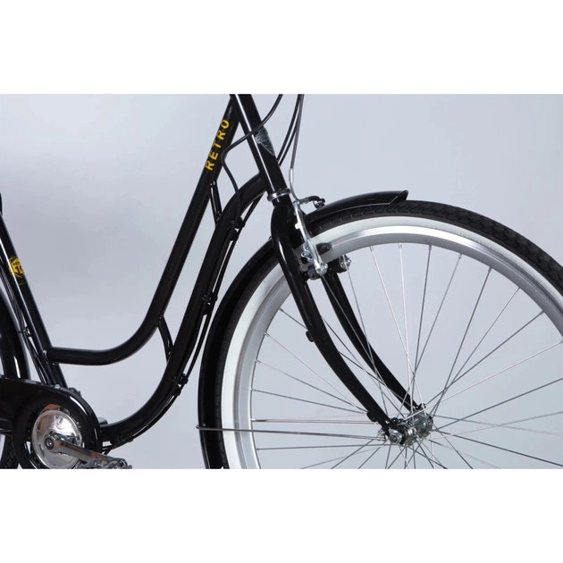 Електровелосипед Dorozhnik 28" eRETRO Vbr FR рама-19" 36B 13А*г 500Вт 2026 чорний (ELB-D-28-113) - picture 4