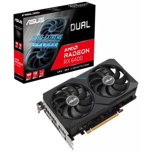 Відеокарта ASUS Radeon RX 6400 4Gb DUAL (DUAL-RX6400-4G) зображення 1