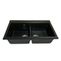 Мийка кухонна Adamant Similar чорний + змішувач + дозатор + ополіскувач склянок + колан (4824296106503) - зменшене зображення 3
