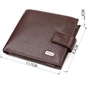 Гаманець Canpellini З натуральної шкіри Коричневий (21891) - зменшене зображення 3
