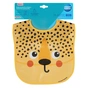 Нагрудничок Canpol babies Hello Little - гепард, пластмасовий з кишенькою (9/232_ora2) - уменьшенное изображение 3