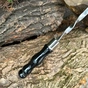 Шампур Metalzavod 630х12х3мм чорний (SHMP-DR-630x12x3-BL) - зменшене зображення 3