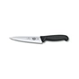 Кухонний ніж Victorinox Fibrox Kitchen 15 см Black (5.2003.15) - зменшене зображення 1