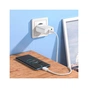 Зарядний пристрій BOROFONE BN10 Sunlight 1xUSB-C PD65W + 1xUSB-A + cable USB-C to USB-C White (6974443388206) - зменшене зображення 8