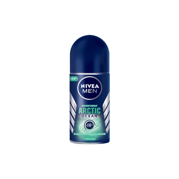 Антиперспірант Nivea Men Arctic Ocean кульковий 50 мл (4005900666680) - зображення 1