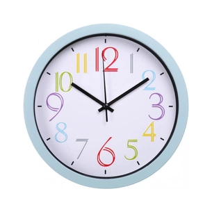 Настінний годинник Optima Rainbow пластиковий, білий (O52095) зображення 1