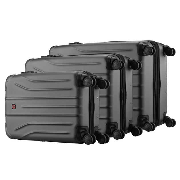 Набір валіз Wenger Oryson 3 в 1 (S,M,L) пластик, 4 колеса, сірий (653212) - изображение 7