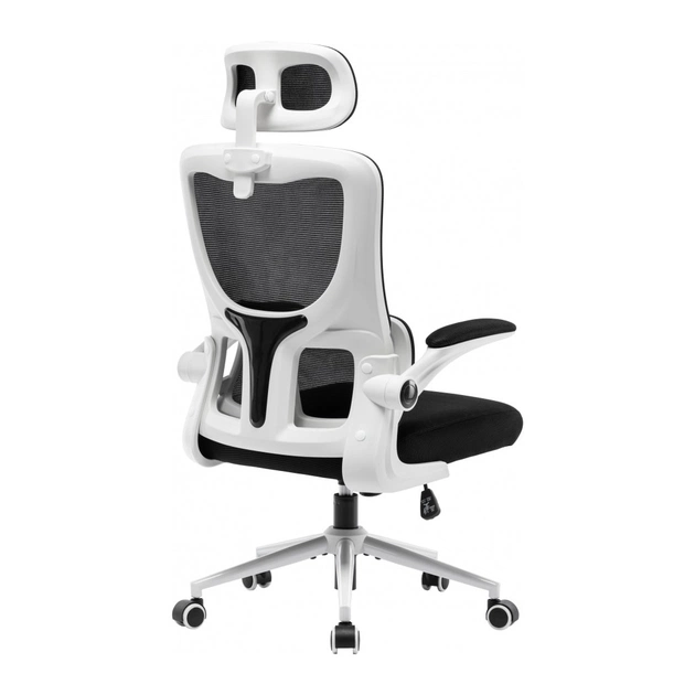 Офісне крісло GT Racer X-5728 White/Black - зображення 4