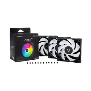 Кулер до корпусу Tecware Omni P12 - 3-Fan Pack (Black) ARGB + PWM (TWAC-OMP12-3BK) зображення 1