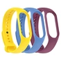 Ремінець до фітнес браслета Armorstandart комплект 3шт Xiaomi Mi Band 7/6/5 New Style Viola (ARM87046) - зменшене зображення 2