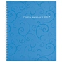 Блокнот Buromax spiral side, В5, 80sheets, Barocco, square, blue (BM.2419-614) - зменшене зображення 1