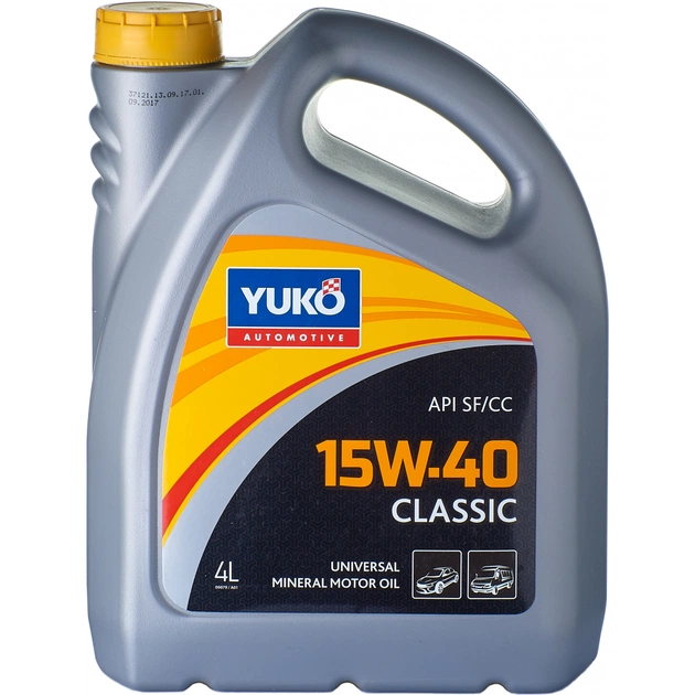 Моторна олива Yuko CLASSIC 15W-40 4л (4820070240054) - изображение 1