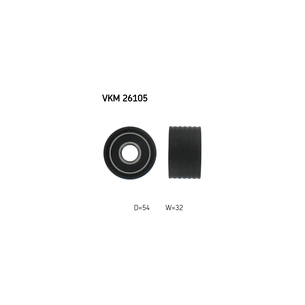 Ролик натягувача ременя SKF VKM 26105 зображення 1