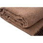 Плед Ardesto Leonardo Doubleface 100% вовна 140x200 см шоколад-беж (ART0401LD) - зменшене зображення 12