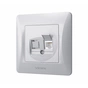 Комп'ютерна розетка Videx BINERA CAT6 одинарна сереб (VF-BNSK1PC6-SS) - уменьшенное изображение 2