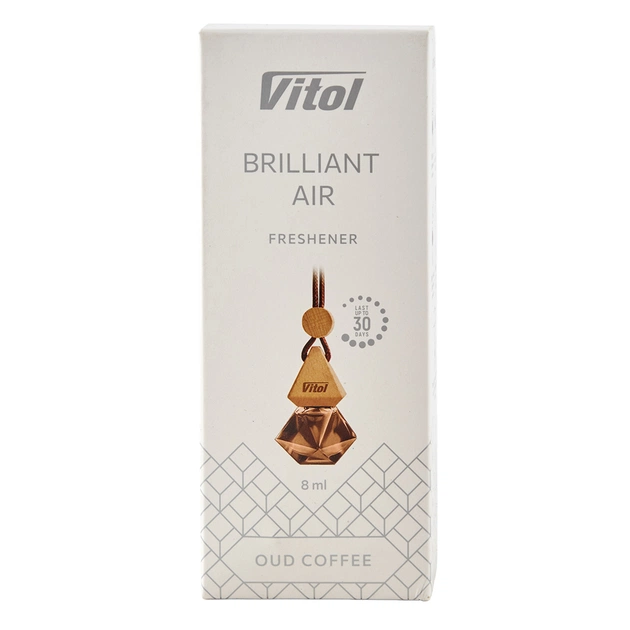 Ароматизатор для автомобіля VITOL Brilliant Air Oud Coffee 8мл (VBA03) - picture 9