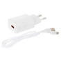 Зарядний пристрій Denmen 1xUSB 2.4A + cable USB to Lightning white (DC01L-WH) - зменшене зображення 4