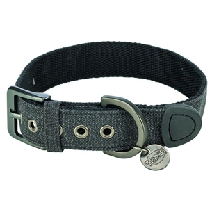 Нашийник для тварин Trixie CityStyle екстраширокий S–M 30–37 см 25 мм чорний (4053032681774) зображення 1