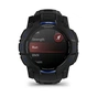 Смарт-годинник Garmin Instinct 3, 50mm, AMOLED, Black with Bolt Blue Accents, GPS смарт-годинник (010-03020-03) - зменшене зображення 2