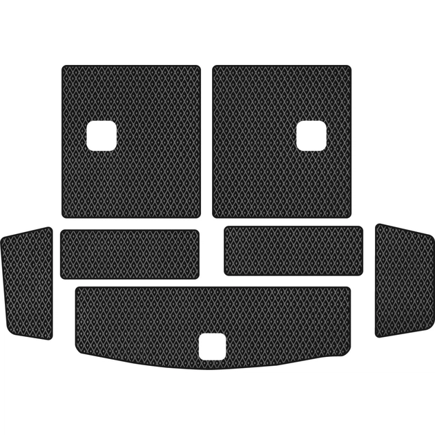 Коврик в багажник EVAtech Chevrolet Captiva (C140) 7 seats AT 2011_2018 1 пок SUV EU (CT3172BE7RBB) - изображение 1
