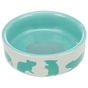 Універсальний посуд для тварин Trixie Миска принт з гризуном керамічна 80 мл 8 см (кольори в асортименті) (4011905607313) - зменшене зображення 3