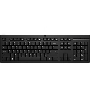 Клавіатура HP 125 USB Ukr Black (266C9AA) зображення 1