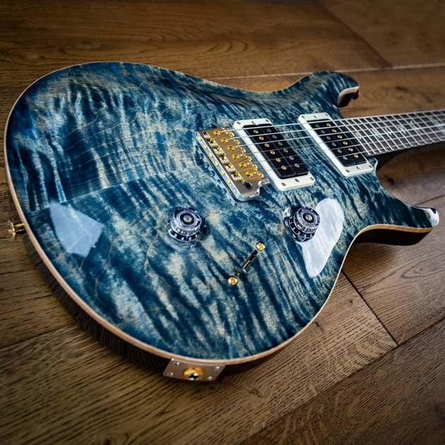 Электрогитара PRS Custom 24 10 Top Faded Whale Blue - изображение 6