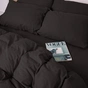 Постельное белье MirSon 002 Black Фланель 220х240 King Size (2200009648243) - уменьшенное изображение 12
