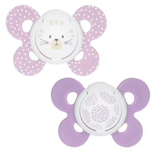 Пустушка Chicco Physio Comfort силіконова 6-16 міс 2 шт рожева (74933.11.00.00) зображення 1