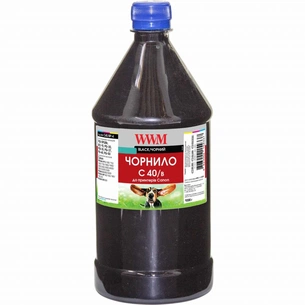 Чорнило WWM Canon PG-40Bk/PG-50Bk/PGI-5Bk 1000г Black (C40/B-4) зображення 1