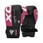 Боксерські рукавички RDX REX F4 Pink/Black-10 унцій (BGR-F4P-10OZ) - зменшене зображення 1