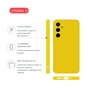Чехол для мобильного телефона Intaleo Silicone Samsung Galaxy A35 Yellow (1283126600173) - уменьшенное изображение 4
