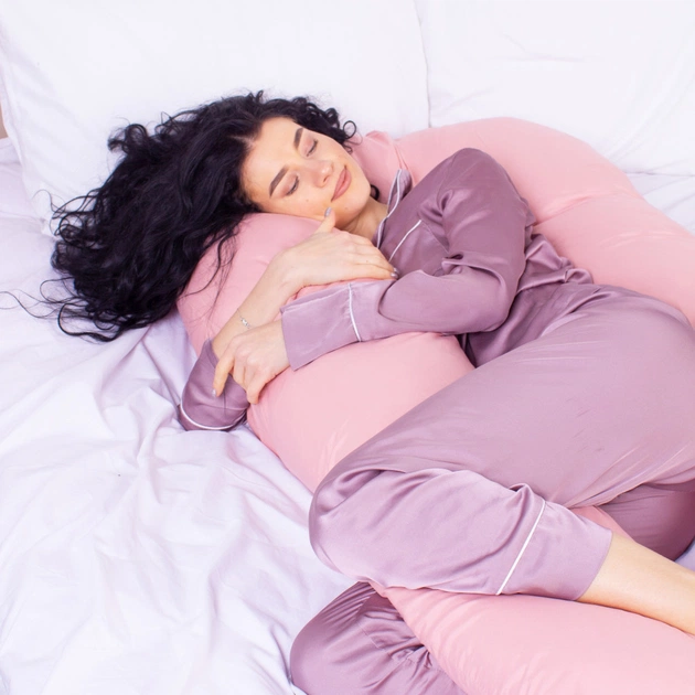 Подушка MirSon для вагітних та відпочинку Eco Line №8014 U-подібна Coral (2200006178385) - picture 4