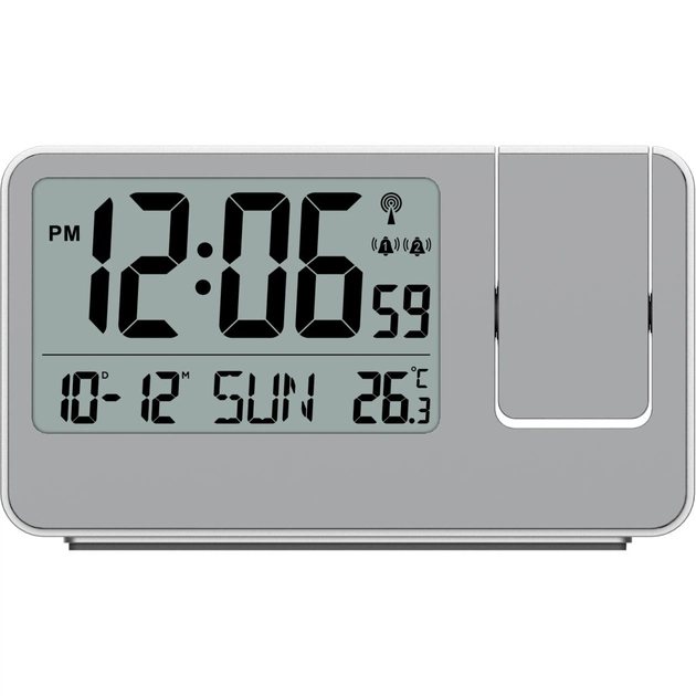 Настільний годинник Technoline WT534 проекційний Grey (DAS302336) - зображення 1
