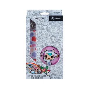 Бейдж Kite набір на липучці та підвіска tokidoki (TK24-3010-1) зображення 1