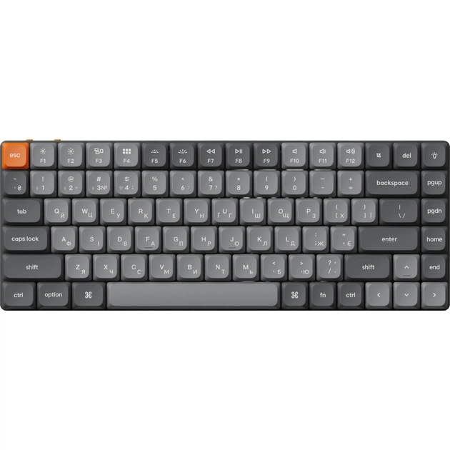 Клавіатура Keychron K3 Max Gateron Brown Switch RGB UA Black (K3M-H3-UA) - зображення 1
