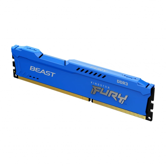 Модуль пам'яті для комп'ютера DDR3 8GB 1866 MHz Fury Beast Blue Kingston Fury (ex.HyperX) (KF318C10B/8) - изображение 1