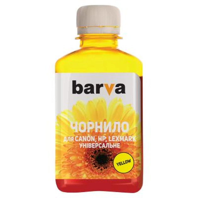 Чернила Barva CANON/HP/Lexmark Universal №4 YELLOW 180г (CU4-478) - изображение 1