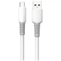 Дата кабель USB 2.0 AM to USB-C 1.0m 3A liquid silicone white ColorWay (CW-CBUC093-WT) - уменьшенное изображение 1