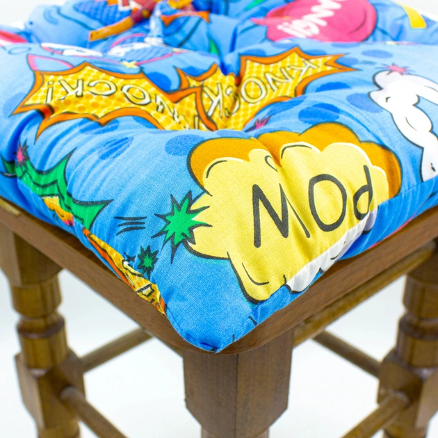 Подушка на стілець MirSon Бязь Принт 17-0511 Bombs 40х50 см (2200006276760) - picture 4