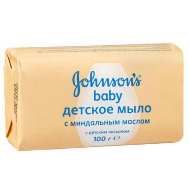 Дитяче мило Johnson’s baby з мигдальним маслом 100 г (3574660146318) - изображение 1
