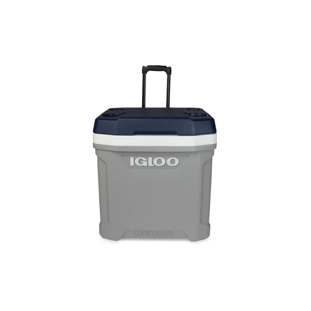 Термобокс Igloo Maxcold Latitude 62 Roller 56 л Grey/Blue (0342233469668) - зображення 6