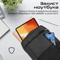 Сумка для ноутбука Promate 13.3" Satchel-HB black (satchel-hb.black) - зменшене зображення 3